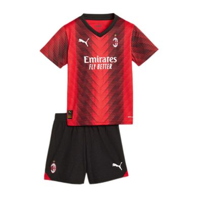 Kids-2023-2024-AC-Milan-Home-Soccer-Kit