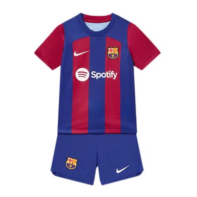 Kids-2023-2024-Barcelona-Home-Soccer-Kit