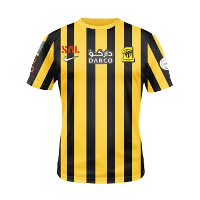 2022-2023-Al-Ittihad-Home-Soccer-Jersey