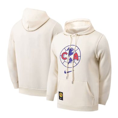 2023-2024-Club-America-Sweater-Hoodie-Cream