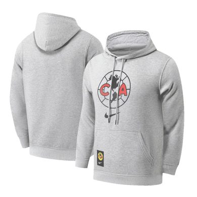 2023-2024-Club-America-Sweater-Hoodie-Gray