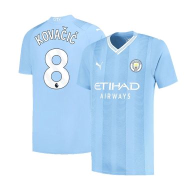 2023-2024-Manchester-City-KOVACIC-8-Home-Soccer-Jersey