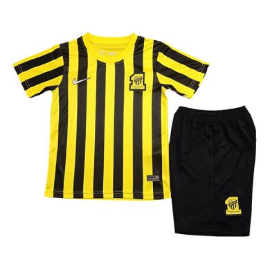 Kids-2022-2023-Al-Ittihad-Home-Soccer-Kit