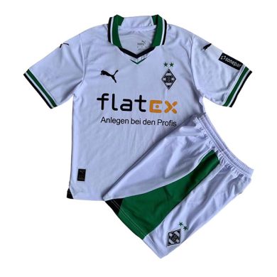 Kids-2023-2024-Borussia-Monchengladbach-Home-Soccer-Kit