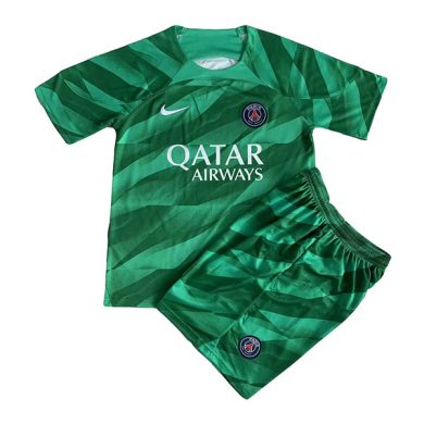 Kids-2023-2024-PSG-Goalkeeper-Soccer-Kit