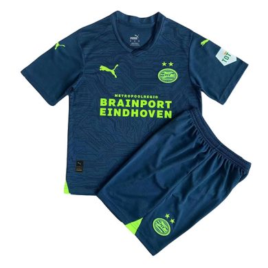 Kids-2023-2024-PSV-Eindhoven-Third-Soccer-Kit