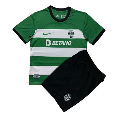 Kids-2023-2024-Sporting-Lisbon-Home-Soccer-Kit