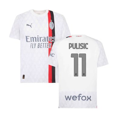 2023-2024-AC-Milan-PULISIC-11-Away-Soccer-Jersey