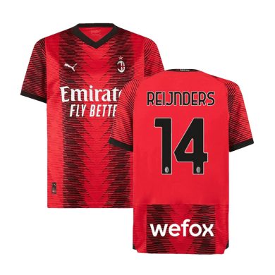 2023-2024-AC-Milan-REIJNDERS-14-Home-Soccer-Jersey