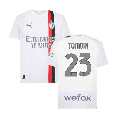 2023-2024-AC-Milan-TOMORI-23-Away-Soccer-Jersey