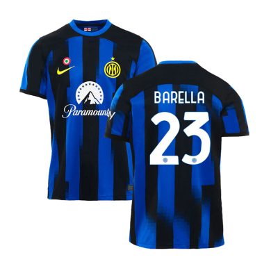 2023-2024-Inter-Milan-BARELLA-23-Home-Soccer-Jersey