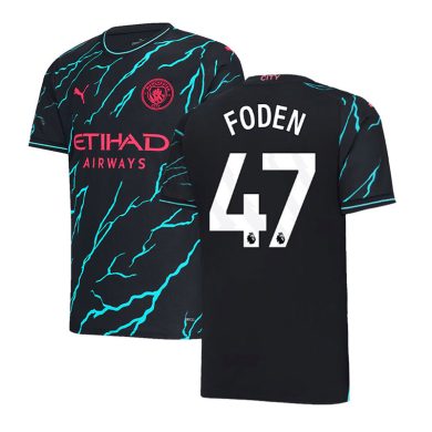 2023-2024-Manchester-City-FODEN-47-Third-Soccer-Jersey