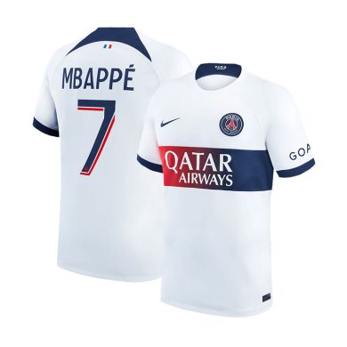 2023-2024-PSG-MBAPPE-7-Away-Soccer-Jersey