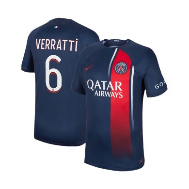 2023-2024-PSG-VERRATTI-6-Home-Soccer-Jersey