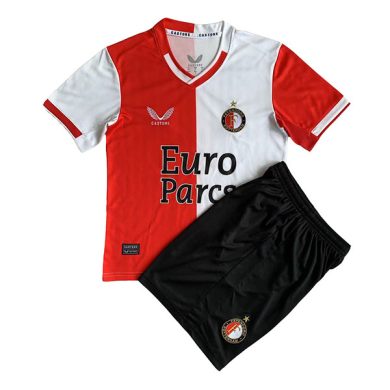 Kids-2023-2024-Feyenoord-Home-Soccer-Kit