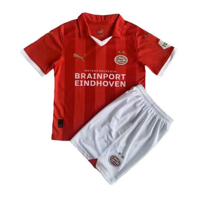 Kids-2023-2024-PSV-Eindhoven-Home-Soccer-Kit