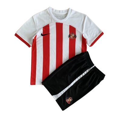 Kids-2023-2024-Sunderland-Home-Soccer-Kit