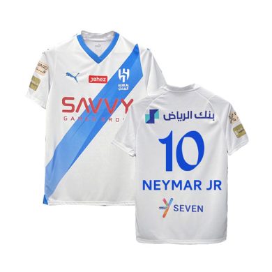 2023-2024-Al-Hilal-NEYMAR-JR-10-Away-Soccer-Jersey