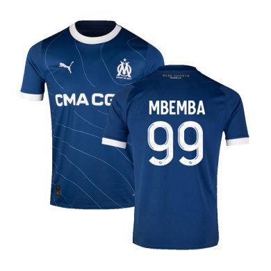 2023-2024-Marseille-MBEMBA-99-Away-Soccer-Jersey