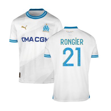 2023-2024-Marseille-RONGIER-21-Home-Soccer-Jersey