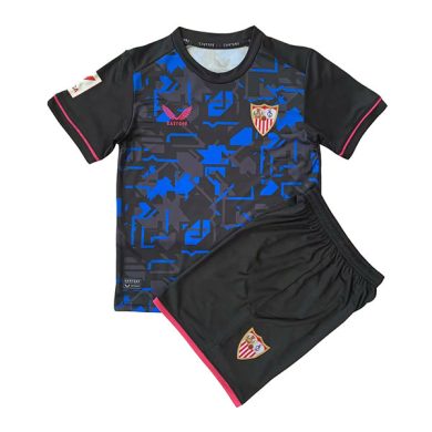 Kids-2023-2024-Sevilla-Third-Soccer-Kit