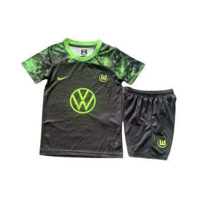 Kids-2023-2024-Wolfsburg-Away-Soccer-Kit