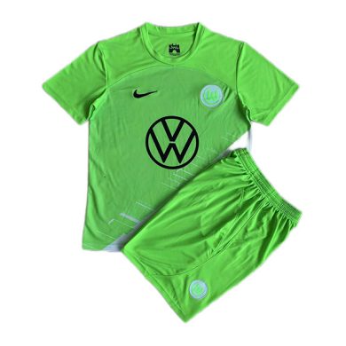 Kids-2023-2024-Wolfsburg-Home-Soccer-Kit