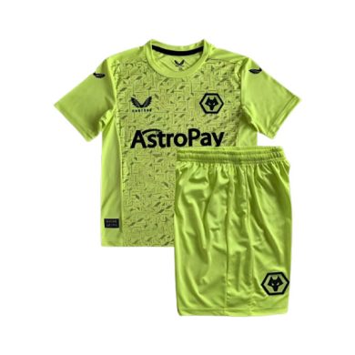 Kids-2023-2024-Wolverhampton-Wanderers-Goalkeeper-Soccer-Kit