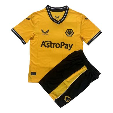 Kids-2023-2024-Wolverhampton-Wanderers-Home-Soccer-Kit