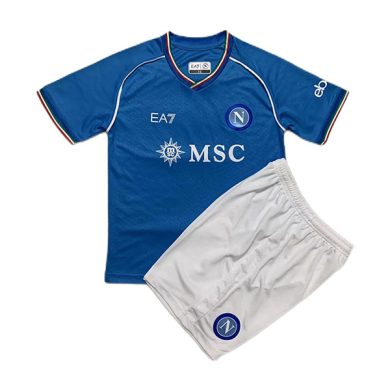 Kids-2023-2024-Napoli-Home-Soccer-Kit