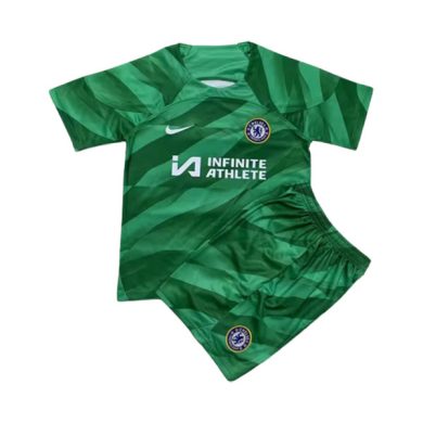 Kids-2023-24-Chelsea-Goalkeeper-Soccer-Kit