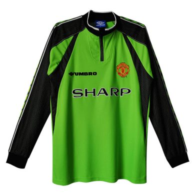 Retro-1998-1999-Manchester-United-Goalkeeper-Long-Sleeve-Soccer-Jersey