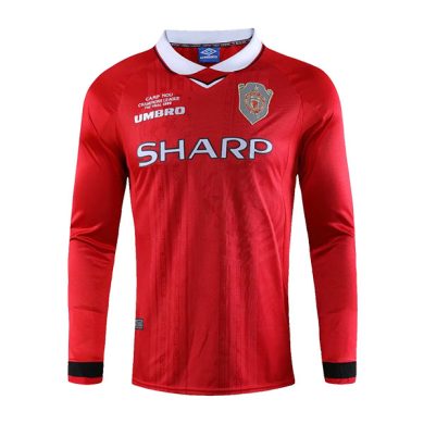 Retro-1999-2000-Manchester-United-Home-Long-Sleeve-Soccer-Jersey