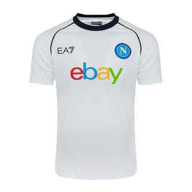 2023-2024-Napoli-Pre-Match-White-Soccer-Jersey