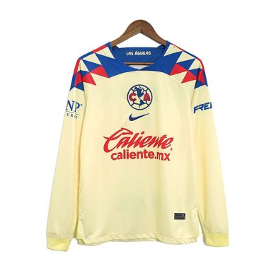 2023-2024-Club-America-Home-Long-Sleeve-Soccer-Jersey