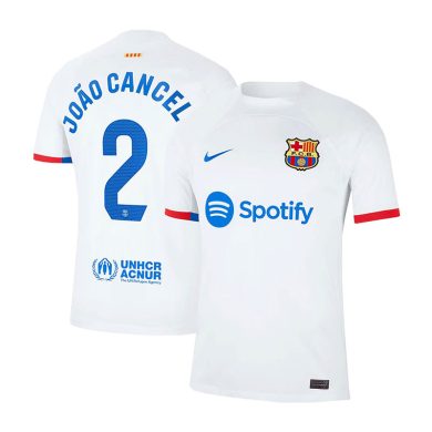 2023-2024-Barcelona-JOAO-CANCELO-2-Away-Soccer-Jersey