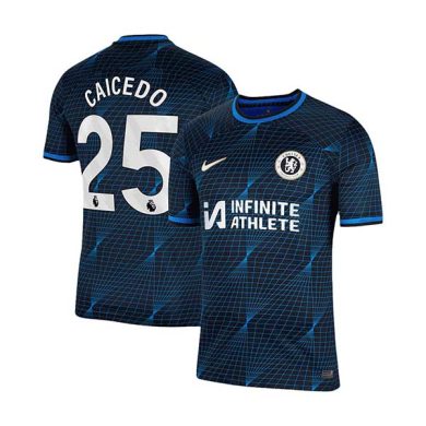 2023-2024-Chelsea-CAICEDO-25-Away-Soccer-Jersey