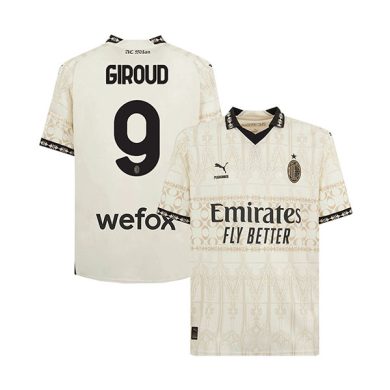 2023-2024-AC-Milan-GIROUD-9-Fourth-Light-Soccer-Jersey