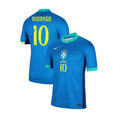 2024-Brazil-RODRYGO-10-Copa-America-Away-Soccer-Jersey