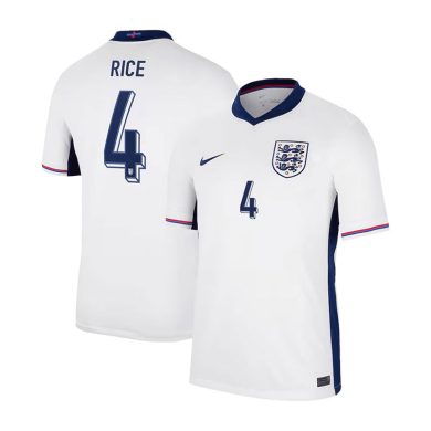 2024-England-RICE-4-Euro-Home-Soccer-Jersey