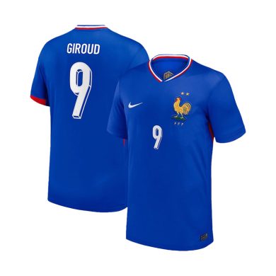 2024-France-GIROUD-9-Euro-Home-Soccer-Jersey