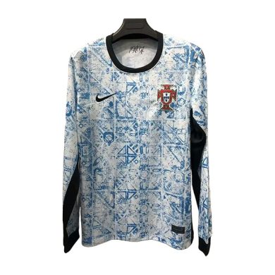 2024-Portugal-Euro-Away-Long-Sleeve-Soccer-Jersey