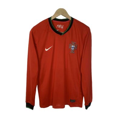 2024-Portugal-Euro-Home-Long-Sleeve-Soccer-Jersey