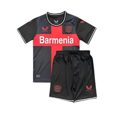 Kids-2023-2024-Bayer-04-Leverkusen-Home-Soccer-Kit