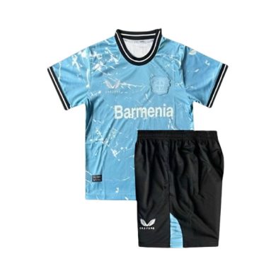 Kids-2023-2024-Bayer-04-Leverkusen-Third-Soccer-Kit