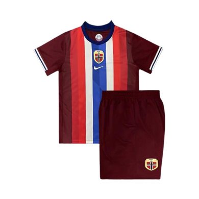 Kids-2024-Norway-Home-Soccer-Kit