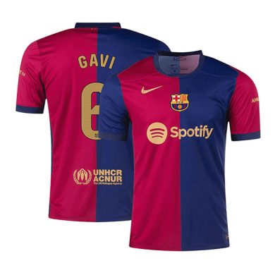 2024-2025-Barcelona-GAVI-6-Home-Soccer-Jersey