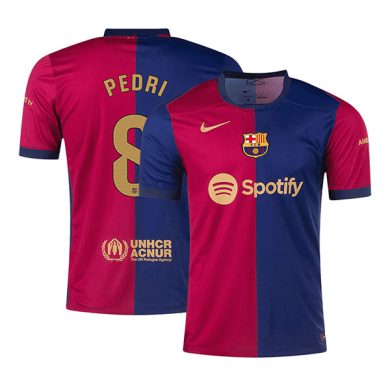 2024-2025-Barcelona-PEDRI-8-Home-Soccer-Jersey