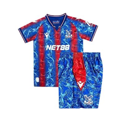 Kids-2024-2025-Crystal-Palace-Home-Soccer-Kit