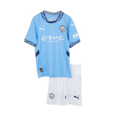 Kids-2024-2025-Manchester-City-Home-Soccer-Kit